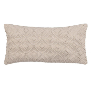 Coussin Beige Coton Décoration 30x60cm