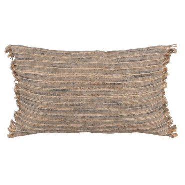 Coussin Beige Jute Décoration 30x50cm