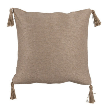 Coussin Beige Jute Décoration 45x45cm