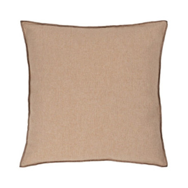 Coussin Beige Polyester - Coton Décoration 55x55cm