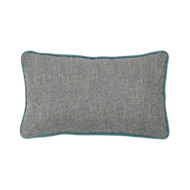 Coussin Bleu Polyester Décoration 50x30cm