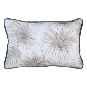 Coussin Branches Coton Décoration 45x30cm