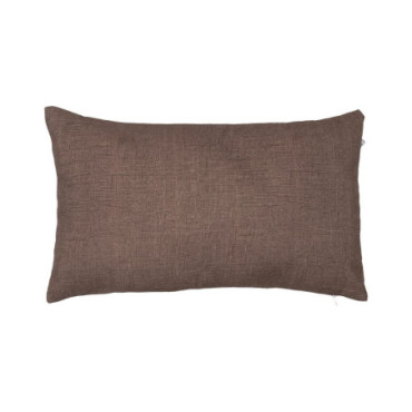 Coussin Chocolat Coton - Polyester 50x30cm