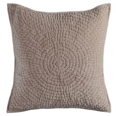 Coussin Coton Gris Clair 60x60cm