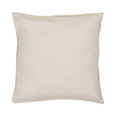 Coussin Crème Polyester - Coton Décoration 45x45cm