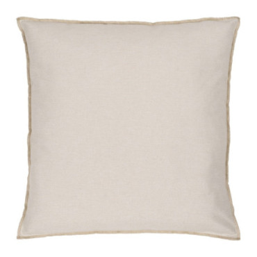 Coussin Crème Polyester - Coton Décoration 55x55cm