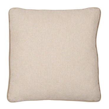 Coussin Écru Polyester Décoration 55x55cm