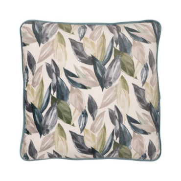 Coussin Feuilles Polyester Décoration 55x55cm