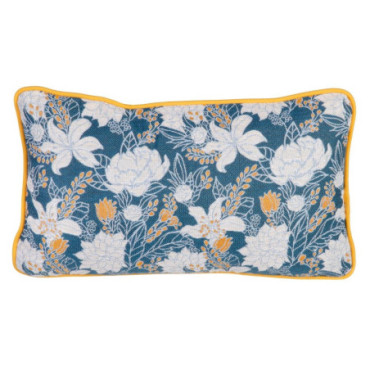 Coussin Fleurs Coton - Polyester 50x30cm