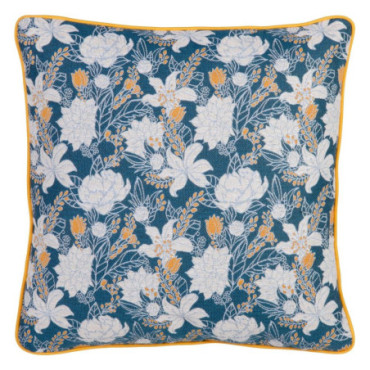 Coussin Fleurs Coton - Polyester 60x60cm