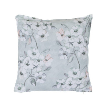 Coussin Fleurs Coton Décoration 45x45cm