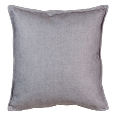 Coussin Gris Clair Polyester Décoration 45x45cm