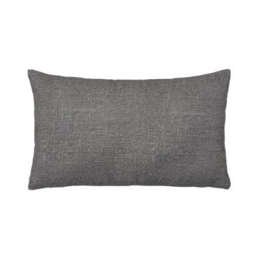 Coussin Gris Coton - Polyester Décoration 50x30cm