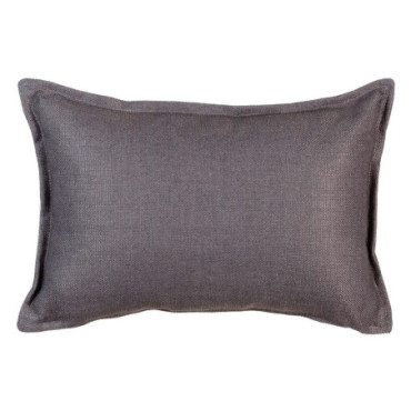 Coussin Gris Foncé Polyester Décoration 45x30cm