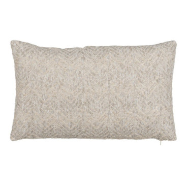 Coussin Gris Lin - Coton Décoration 50x30cm