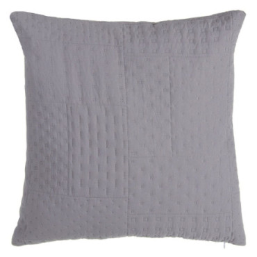 Coussin Gris Microfibre Textile/Maison 60x60cm