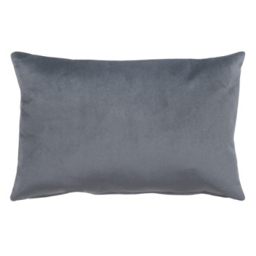 Coussin Gris Polyester Décoration 45x30cm