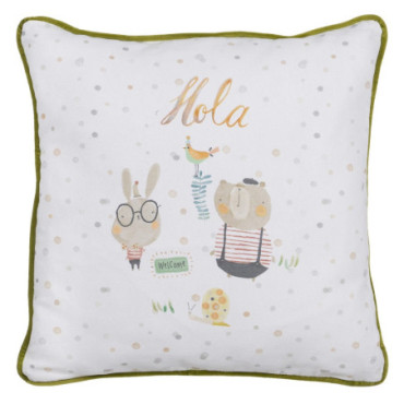 Coussin Infantile Coton Décoration 45x45cm