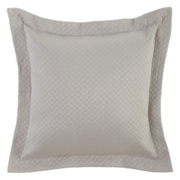 Coussin Losanges Beige Coton - Polyester 60x60cm