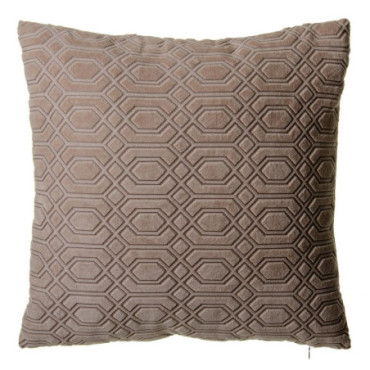 Coussin Marron Polyester Textile/Maison 45x45cm