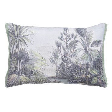 Coussin Palmier Coton Décoration 45x30cm