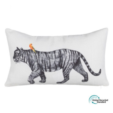 Coussin Tigre Poliester We Care 50x30cm