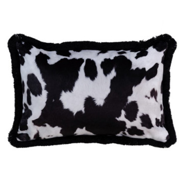 Coussin Vachette Velours Décoration 45x30cm