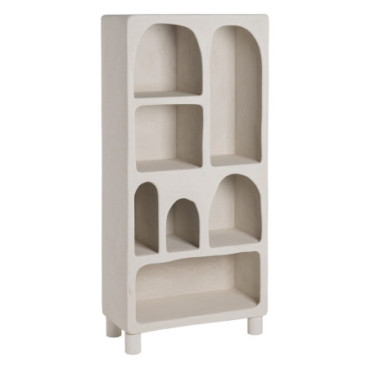 Étagère Blanc Mdf - Wilma 80x38x170cm