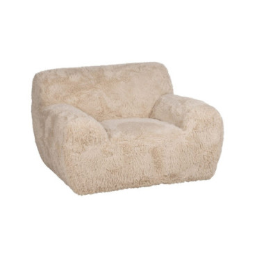 Fauteuil Beige Étoffe 124x107x79,50cm