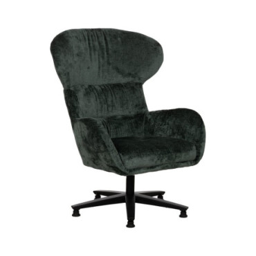 Fauteuil Renouvelable Vert Tissu - Métal 78x84,50x104,50 C