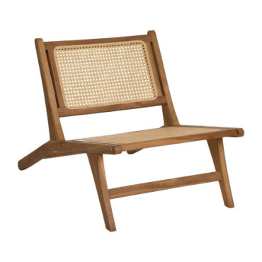 Fauteuil. Naturel Teka Bois 60x93x63,50cm