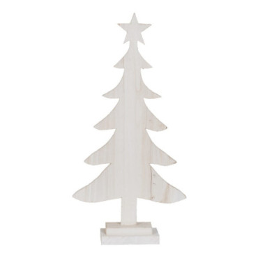 Figurine Arbre Blanc Bois Paulonia 40x2x80cm