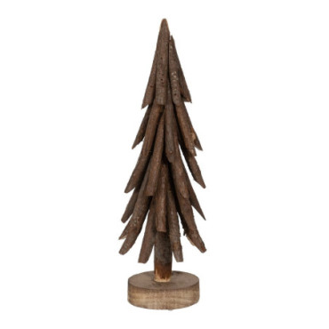 Figurine Arbre Marron Bois Paulonia 21x21x60cm