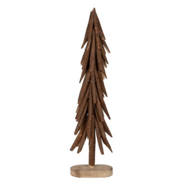 Figurine Arbre Marron Bois Paulonia 34x20x108cm