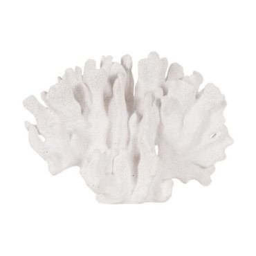 Figurine Corail Blanc Résine Décoration 27,50x13,50x19,50