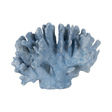 Figurine Corail Bleu Résine Décoration 27,50x13,50x19,50 C