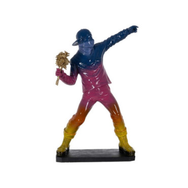 Figurine Garçon Multicolore Résine 41,50x24x66,50cm