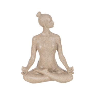 Figurine Yoga résine Décoration 17,50x10,50x22,50cm