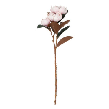 Fleur Magnolia Rose Gomme Décoration 73cm