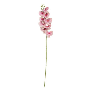 Fleur Orchidée Rose Gomme Décoration 96cm