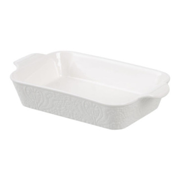 Fontaine Four Blanc Porcelaine Cuisine 26x15x5cm