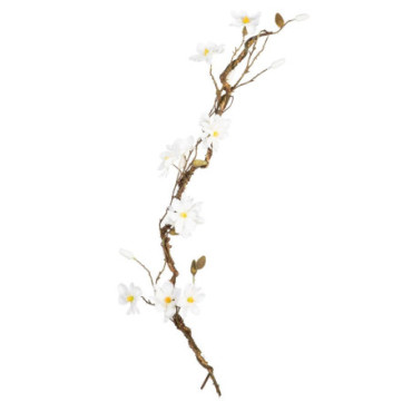 Guirlande Magnolia Blanc Artificiel 30x10x91cm