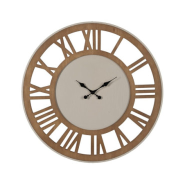 Horloge Mur Naturel Mdf - Métal 68,50x4x68,50cm