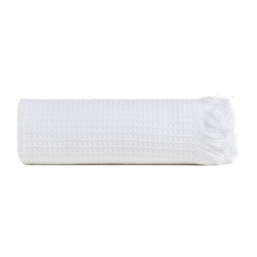 Jeté de lit Rayon Blanc Coton 280x260cm