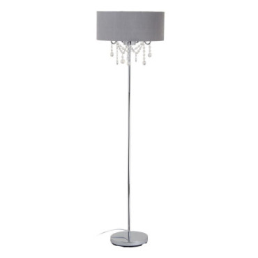 Lampadaire Argent Métal Décoration 44x44x161cm