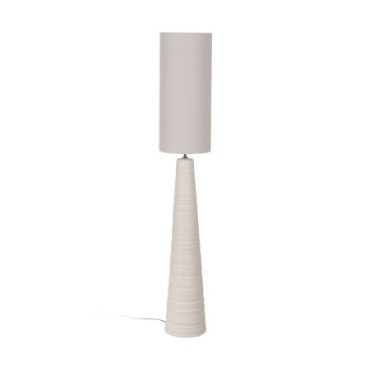 Lampadaire Blanc Céramique Éclairage 30x30x177cm