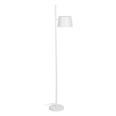 Lampadaire Blanc Métal Éclairage 35x35x150cm