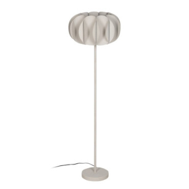 Lampadaire Blanc Métal Éclairage 44x44x151cm