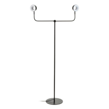 Lampadaire Led Noir Acier Moderne 70x70x154cm