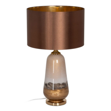 Lampe De Table Beige - Brun Verre. 40,50x40,50x70cm